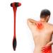 Massage hammer soft silicone body stress reduction massage hammer elastic bending massager massor red black rubber for eye neck