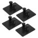 Beavorty 4 pieces of razor stand socket holder for shaving brush holder towel-luffa sponge hook storage stand for razors deliveries man off household