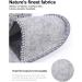 Felt Guest Slippers Set | Non-Slip & Ideal for Family Hotel or Travel | 3 Sizes | 6 Pairs with Storage Bag - Buy Online on GoSupps.com