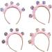 amangul Toddler Pleated Lace Lollipop Shape Headband Amusement Park Children Day Party Festival Hair Hoop for Couple Headpiece(4) - Buy Online on GoSupps.com
