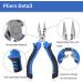 Jewelry Pliers 8Pcs Set  Jewelry Making Tools  Mini Precision Pliers Kit with Wood Pallet  Needle Nose Pliers  Wire Cutters  Diagonal Pliers etc. Pliers for Jewelry DIY Crafting Beading Repairing - Buy Online on GoSupps.com