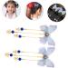 GALPADA 2 Pairs Hanfu Butterfly Headdress Kimono Barrettes for Hair Accessories for Barrettes for Thick Hair Decorative Hair Clips Tiara Walk Alloy Temperament Child - Buy Online on GoSupps.com