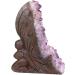 Natural Raw Amethyst Butterfly Girl Quartz Purple Crystal Cluster Stones Specimen Hand Carved Ornaments for Gifts - (Size: 8-10cm) - Buy Online on GoSupps.com