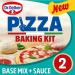Dr. Oetker | Make Your Own Pizza Baking Kit 440G | Pizza Base Mix with Seasoned Tomato Sauce | Makes 2 pizzas | Suitable for vegans