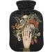 Buy Naanle Botanical Mushroom Hot Water Bottle - 2L Large Warm Gauge for Pain Relief & Therapy | International Shipping Available - Buy Online on GoSupps.com