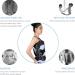 Spinal Back Orthosis Adjustable Scoliosis Corrector with Soft Shoulder Pads 3-point Mechanics Principle Structure and Relieve Pressure Adjustable 4 Levels Heighta and Position for Hunchback - Buy Online on GoSupps.com