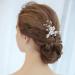 3 Pack Pearl Bride Wedding Hair Pins | Crystal Headpiece for Women and Girls | Rhinestone Pearl Hair Accessories - Silver - Buy Online on GoSupps.com