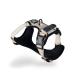 lionto dog harness padded anti-pull harness reflective safety harness adjustable size M beige M Beige