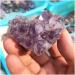 Crystal 1pcs Amethyst Geode Heart Shaped Crystal Crystals Stones Titanium Rainbow Amethyst Cluster Angel Quartz - Buy Online on GoSupps.com