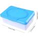 Wipes Dispenser Holder Portable Baby Wipes Holder Case Tissue Storage Box with Lid for Desk Dorm Kitchen Washroom Vanity (Blue) - Buy Online on GoSupps.com