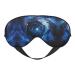SSIMOO Blue Galaxy Print Ultra-Soft Light-Blocking Eye Mask for Optimal Comfort and Restful Sleep Black