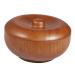 Angoily 1stk razor shave men gifts men's gifts salon shaving brushes men-gifts gifts for men rasir wooden razor foam bowl set set man soap bamboo brown 9.7x9.7 cm