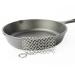 DUIJINYU Stainless Steel Chainmail Scrubber for Cast Iron-4"x4" Skillet Cleaner, Removes Stuck Food on Iron Skillets, Pre-Seasoned Cookware Safe for Waffle Irons, Dutch Ovens, and Glassware - 1 Pack 4x4"