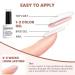 RARJSM Nude Sheer Jelly Pink Gel Nail Polish Set - 6 Transparent Colors for French Manicure - Soak Off UV/LED Gel - 7.5ml - Home & Salon Use - Buy Online on GoSupps.com