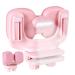 Writing Posture Corrector - Desk Upper Back Posture Brace With Light Adjustable Height Double Chest Support Back Straightener Support For Students Vision Protection Pink