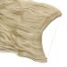 Silk-Co Adjustable Rubber Band Hair Extensions - Invisible Synthetic 60cm Blonde | Corrugated & Bleached for Women - Buy Online on GoSupps.com