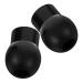 iplusmile 1 Pair Ear Tips Replacement Stethoscope Ear Pieces Stethoscope Parts Stethoscope Earplugs Accessories Black