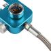 HPDMC 4500psi Yolk Fill Station for HPA Tanks - Aluminum Alloy Refill Adapter - High Pressure Gauge - 36in Teflon Hose - DIN Valve - PCP Paintball Tank Charging System (Blue) - Buy Online on GoSupps.com