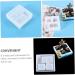 NUOBESTY 2pcs Box Flower Pot Mold Silicone Molds Resin Molds Holder Molds Simple Diy Mold Epoxy Storage Box Whitex2pcs 10.6X10.6X3.3CMx2pcs - Buy Online on GoSupps.com