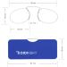 Didinsky Transparent Reading Glasses for Women & Men - Compact Light Borderless - Retro Style in 4 Colors & 5 Grades - Louvre Gray 1.0x - Buy Online on GoSupps.com