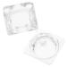 PRETYZOOM Glass Jar Candy Jar Decor Nail Dish Cups with Lids Dish for Acrylic Nails Nail Liquid Holder Nail Art Dish Nail Accessories Nail Art Accessories Nail Cups Glass Food Nail Supplies 1