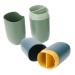 Anneomas 2 pieces of raccoon toothbug container toothpasta travel paste toothpaste outdoor owner travel toothpaste case case storage cup travel toothpaste crook