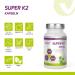 Vita2you Super K2 1200 g Vitamin K2 - Original Vitamk7 - High-Dose MK-7 & MK-4 (99% All Trans) - 120 Premium Quality Capsules - International Shipping Available - Buy Online on GoSupps.com