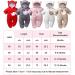 JiAmy Baby Hooded Romper Winter Jumpsuit | Red Flannel Outfit for Boys and Girls | Toddler Pajamas Onesie Footies Outwear | 9-12 Months - Buy Online on GoSupps.com