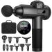 Massage Gun Deep Tissue, Upgrade Percussion Massager Gun for Athletes Handheld Muscle Massage Gun (Black)