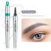 2024 Upgraded 3D Waterproof Microblading Eyebrow Pencil Contouring Pen Magic Eyebrow Pencil 4 Tipped Precise Brow Pen Waterproof Makeup Contouring Pen Fine Stroke Creates Natural Makeup Effect (2 Smoky gray) Smoky Gray 2 - Buy Online on GoSupps.com
