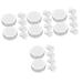 PopetPop dog leash 40 pieces of hollow aluminum box with thread truffle oil Dog fragrance sanister Diffusor for essential oils for at home aroma diffuser made of aluminum for the tool 2.6x6.8cmx4pcs silver 2x4stk