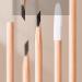 Waterproof Wooden Eyebrow Pencil - Black & Dark Brown | Non-Smudging, Sharpenable, for Marking, Filling & Outlining - Buy Online on GoSupps.com