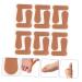 STAHAD Big Toe Orthotics Set - 6pcs Micro Elastic Cloth Breathable Protectors - Buy Online on GoSupps.com