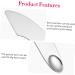 FOMIYES 2pcs Makeup Spatula Tool Cosmetic Mixing Tools Makeup Plate Mixing Spatula Scraper Stainless Steel 1 g (Pack of 1) Silverx2pcs - Buy Online on GoSupps.com