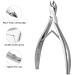 FERYES Professional Cuticle Clipper - 5mm Jaw, Medical Grade Stainless Steel - 1 Piece, Silver - Buy Online on GoSupps.com