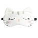 Cute Eye Mask for Sleeping Cartoon Cat Super Soft and Lightweight Eye Cover Funny Eye Mask for Sleeping Women Men Kids