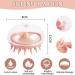 Buy Pink Scalp Massage Brush | Silicone Shampoo & Hair Growth Massager | Best for Wet & Dry Use - Buy Online on GoSupps.com