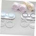 Buy Plafope 45 Refreshed Travel Containers - Transparent Contact Lens Storage Box Kit | Linsen-Organizer Duplex-Box (5.7x2.8cm) - 3PCs | International Shipping Available - Buy Online on GoSupps.com