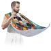 Colorful Paint Football Beard Bib Apron Beard Hair Catcher for Men Shaving Fathers Day Anniversary Christmas Gifts for Dad Husband Beard Bib with 2 Suction Cups