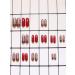 Shop HUIL Short Burgundy Black Silk Artificial Nails | False Nails & Manicure for International Shipping - Buy Online on GoSupps.com