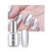 KYDA 18ml Mirror Nail Polish, Bright Colorful Nail Polish for Nail Art, Longlasting Mirror Effect Nail Glue, Gorgeous Reflective Manicure Nail Lacquers-Silver, 0.61 fl oz L-Silver