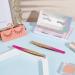 Unicraftale Rainbow Eyelash Extension Tweezers - 2 Pack Stainless Steel Curved Precision Tools - Buy Online on GoSupps.com