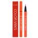 Neon Eyeliner 8 Colors Rainbow Eyeliner Waterproof Smudge Proof Neon Green Eyeliner for Body Eye Face Paint Makeup Shakven Orange 1 count (Pack of 1)