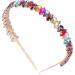 Buachoi Rhinestone Headband - Fashionable Pearl & Crystal Hair Accessories for Weddings Birthdays Parties | Colorful Women's Headdress - Buy Online on GoSupps.com