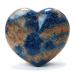 Eusice - heart lazulite natural stone well -being handmade sanded crystal for lithotherapy chakra meditation 40mm -55mm lazulite