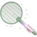 Fly Swatter Electric Zapper USB Rechargeable Electric Fly Swatter - Foldable Fly Swatter Racket 3000 Volts Fly for Buggs Fly Killers for Travel Outdoor Camping (Green) - Buy Online on GoSupps.com