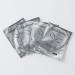 100 Pairs Under Eye Patch Gel Pad for Eyelash Extensions Application Mask Lint Free Hydrogel Eyelash Patch (Silver)