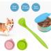 6L Dog and Cat Food Storage Container with Measuring Cup, Airtight Lid, and Cat Mouse Toys - Pink - Buy Online on GoSupps.com