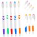 Partykindom Disposable Travel Toothbrushes for Kids - 60 Pack Soft Ultra Bamboo & Coal Cleaning Tools for Oral Care - Buy Online on GoSupps.com