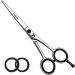 CANDURE Hairdressing Barber Hair Scissor for Professional Hairdressers Barbers Stainless Steel Hair Cutting Shears - For Salon Barbers Men Women Children and Adults Japanese 6"